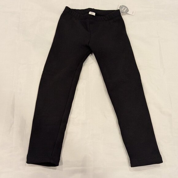 NWT BabyGap Cozy-Lined Leggings (Black) - Picture 4 of 11